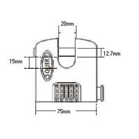 Squire SHCB75 Stronghold Re-Codable Padlock 5-Wheel