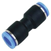 4mm Straight Connector Black & Blue Push-In F...