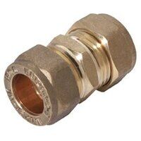 8mm Straight Coupling Brass Compression Fitti...