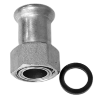 18mm x 1/2inch BSPP Pressfittings Swivel Fema...