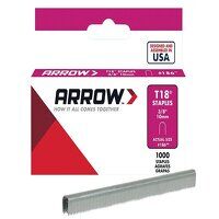 Arrow T18 Staples 10mm (3/8in) (Box 1000)