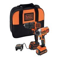 BLACK  DECKER BCK25S2S Twin Kit 18V 2 x 1.5Ah...