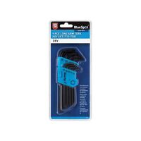 BlueSpot Tools Long Arm Ball End TORX Key Set of 9 (TX10-TX50)