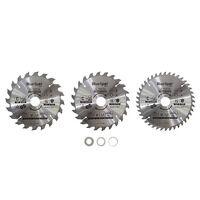 BlueSpot Tools 190mm Circular Saw Blade Set, 3 Piece