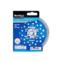 BlueSpot Tools 115mm x 10mm x 22mm Turbo Cutting Disc (Pack of 1)