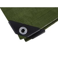 BlueSpot Tools Green Tarpaulin 2.7 x 1.8m