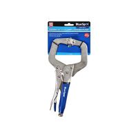 BlueSpot Tools Locking C-Clamp with Swivel Pads 280mm (11in)