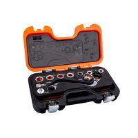 Bahco S Type Ratchet Ring Wrench Adaptor Set, 29 Piece