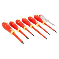 Bahco B220.027 BAHCOFIT Insulated Screwdriver Set, 7 Piece