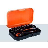 Bahco S34MC8H 1/4in Drive Socket  Bit Set, 34...