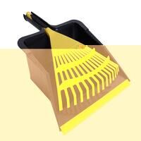 Bulldozer Heavy-duty Dustpan and Large Hand R...