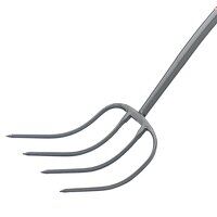 Bulldog All-Metal 4-Prong Manure Fork T-...
