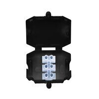 Dencon 3 Pole Connector Box 10A Black