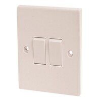 Dencon Light Switch 2-Gang 2-Way 10A