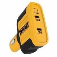 DEWALT Telecoms 2-Port PPS PD Car Charger 120...