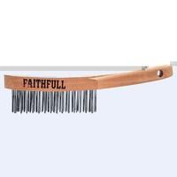 Faithfull Lightweight Scratch Brush, Three Ro...