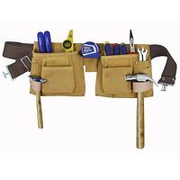 Faithfull Double Tool  Nail Pouch