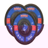 Faithfull Aluminium Oxide Flap Disc 115 x 22m...