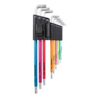 Faithfull Multicoloured Star Key Set, 9 Piece