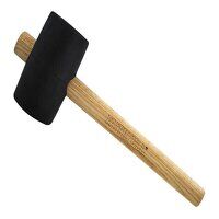 Faithfull FSC Black Rubber Mallet 24oz