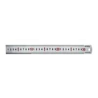 Faithfull Matt Silver Measuring Rule 300mm