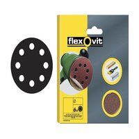 Flexovit Hook  Loop Sanding Disc 150mm Coarse...