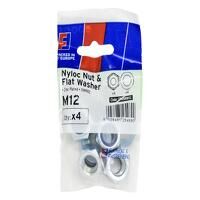 ForgeFix Nyloc Nut  Washer M12 ForgePack 4
