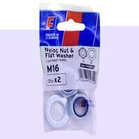 ForgeFix Nyloc Nut  Washer M16 ForgePack 2
