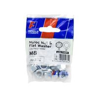 ForgeFix Nyloc Nut  Washer M8 ForgePack 12