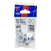 ForgeFix Nut  Washer M10 ForgePack 8