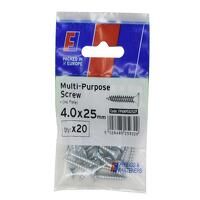ForgeFix Multi-Purpose Pozi Screw CSK ST ZP 4...