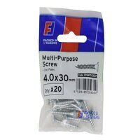 ForgeFix Multi-Purpose Pozi Screw CSK ST ZP 4...
