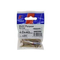 ForgeFix Multi-Purpose Pozi Screw CSK ST ZYP ...