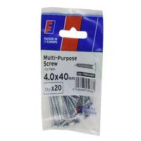 ForgeFix Multi-Purpose Pozi Screw CSK ST ZP 4...