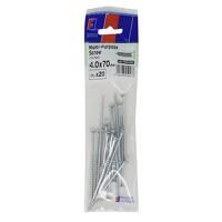 ForgeFix Multi-Purpose Pozi Screw CSK ST ZP 4...