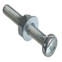 Machine Screw Pozi Compatible Pan Head ZP M3 x 20mm Forge Pack 20