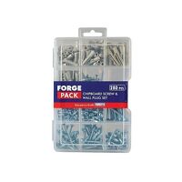 Screw & Wall Plug Kit ForgePack 280 Piece