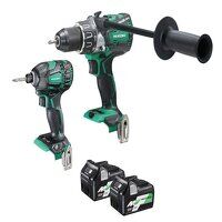 HiKOKI KC18DPLJAZ Twin Pack 18V 2 x Multi Vol...