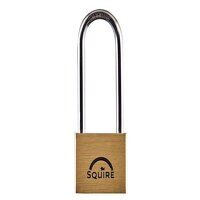 Squire LN4S/2.5 Lion Marine Padlock Long Shac...
