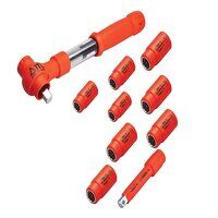 ITL Insulated Insulated 1/2in Drive Imperial Torque Wrench Kit, 10 Piece