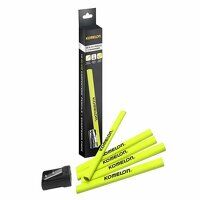 Komelon Carpenters Pencil and Sharpener Set, ...