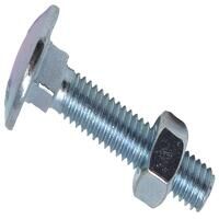 METALMATE Cup Square Hex Bolt  Nut ZP M6...