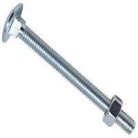METALMATE Cup Square Hex Bolt  Nut ZP M6...