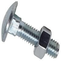 METALMATE Cup Square Hex Bolt  Nut ZP M8...