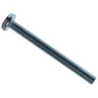METALMATE Machine Screw Pozi Compatible Pan Head ZP M5 x 50mm Box 25