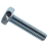 METALMATE Machine Screw Pozi Compatible Pan Head ZP M6 x 25mm Box 25
