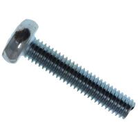 METALMATE Machine Screw Pozi Compatible Pan Head ZP M6 x 30mm Box 25