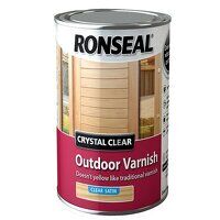 Ronseal Crystal Clear Outdoor Varnish Satin 7...