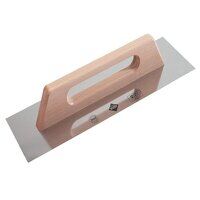 RUBI TILING TOOLS Steel Trowel Wooden Handle ...
