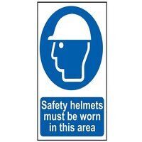 Scan Safety Helmets Must Be Worn In This Area...